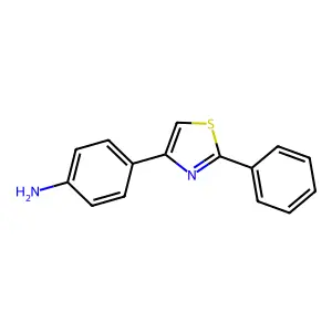 4-(2-Phenyl-1,3-thiazol-4-yl)aniline structure