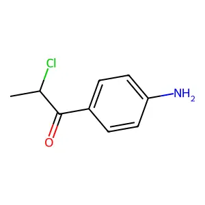 1-(4-Aminophenyl)-2-chloro-1-propanone structure