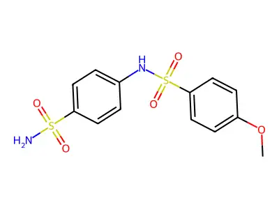 4-甲氧基-N-(4-氨磺酰苯基)苯磺酰胺 structure