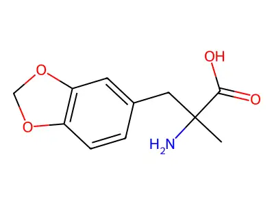 2-Amino-3-(benzo[d][1,3]dioxol-5-yl)-2-methylpropanoic acid structure