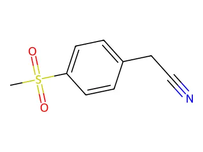 2-(4-(Methylsulfonyl)phenyl)acetonitrile structure