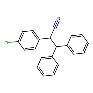2-(4-氯苯基)-3,3-二苯基丙腈 structure