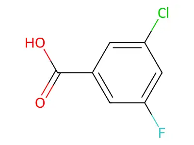3-Chloro-5-fluorobenzoic acid structure
