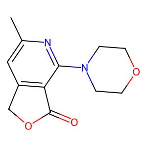 6-Methyl-4-morpholin-4-yl-1H-furo[3,4-c]pyridin-3-one structure