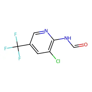 N-[3-chloro-5-(trifluoromethyl)-2-pyridyl]formamide structure