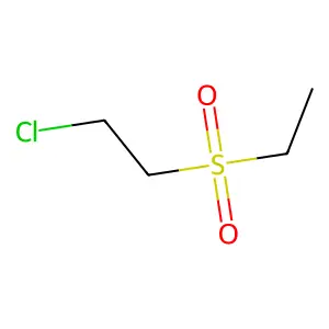 Ethane, 1-chloro-2-(ethylsulfonyl)- structure