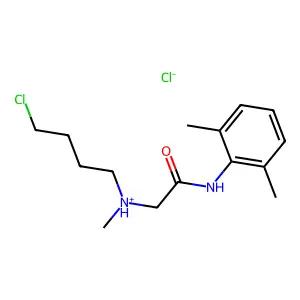 C15H23ClN2O.ClH structure