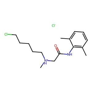 C16H25ClN2O.ClH structure