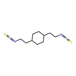 trans-1,4-Bis(2-isothiocyanatoethyl)cyclohexane structure