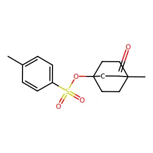 (1-Methyl-2-oxo-4-bicyclo[2.2.2]octanyl) 4-methylbenzenesulfonate structure