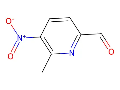 6-Methyl-5-nitropyridine-2-carbaldehyde structure