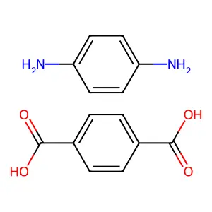 聚(对苯撑对苯二甲酰胺) structure