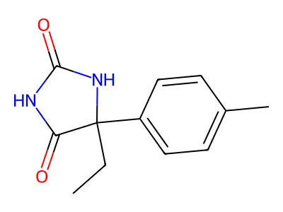 5-Ethyl-5-(4-methylphenyl)imidazolidine-2,4-dione structure