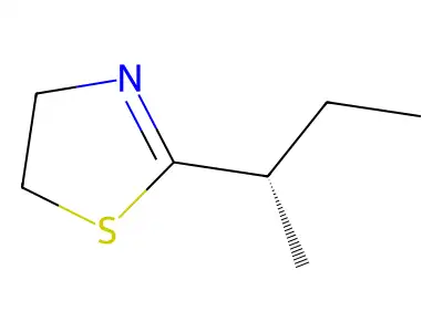 2-[(1R)-1-methylpropyl]-4,5-dihydro-1,3-thiazole structure