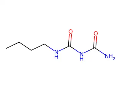 Imidodicarbonic diamide, N-butyl- structure