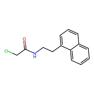 2-氯-N-[2-(萘-1-基)乙基]乙酰胺 structure