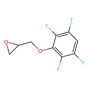 2-[(2,3,5,6-Tetrafluorophenoxy)methyl]oxirane structure