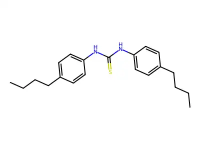 Thiourea, N,N'-bis(4-butylphenyl)- structure
