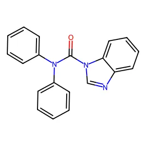 N,N-diphenyl-1H-1,3-benzodiazole-1-carboxamide structure