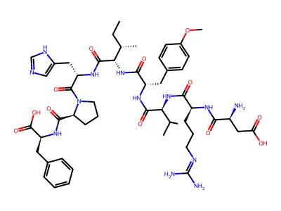 Angiotensin II, des-asp(1)-Me-tyr(4)- structure