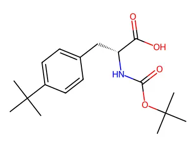 N-(tert-Butoxy(hydroxy)methylidene)-4-tert-butylphenylalanine structure