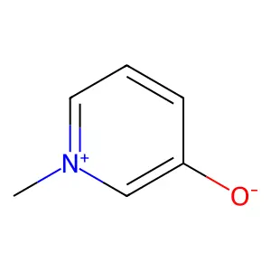 pyridinium, 3-hydroxy-1-methyl-, hydroxide, inner salt structure