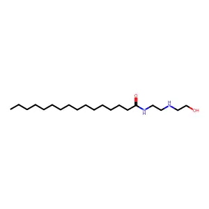Hexadecanamide, N-[2-[(2-hydroxyethyl)amino]ethyl]- structure