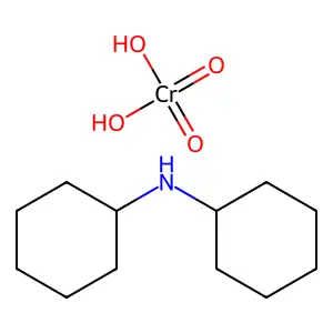N-cyclohexylcyclohexanamine;dihydroxy(dioxo)chromium structure