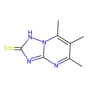 三甲基-[1,2,4]三唑并[1,5-a]嘧啶-2-硫醇 structure