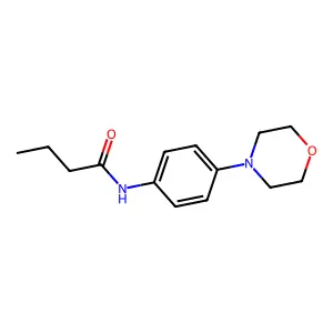 N-[4-(吗啉-4-基)苯基]丁酰胺 structure