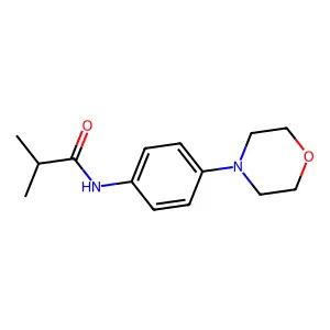 2-甲基-N-[4-(吗啉-4-基)苯基]丙酰胺 structure