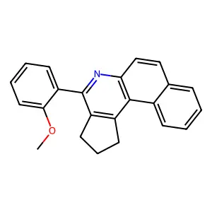 4-(2-methoxyphenyl)-2,3-dihydro-1H-benzo[f]cyclopenta[c]quinoline structure