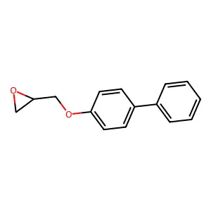 (2S)-2-[(4-phenylphenoxy)methyl]oxirane structure