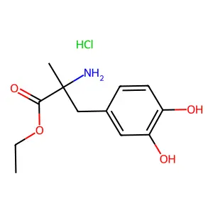 Methyldopate Hydrochloride structure
