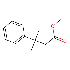 Methyl 3-methyl-3-phenylbutanoate structure