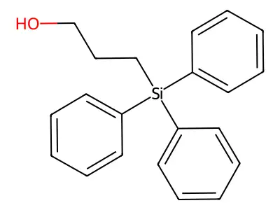 3-(Triphenylsilyl)-1-propanol structure