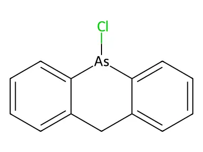 5-Chloro-5,1-dihydroacridarsine structure
