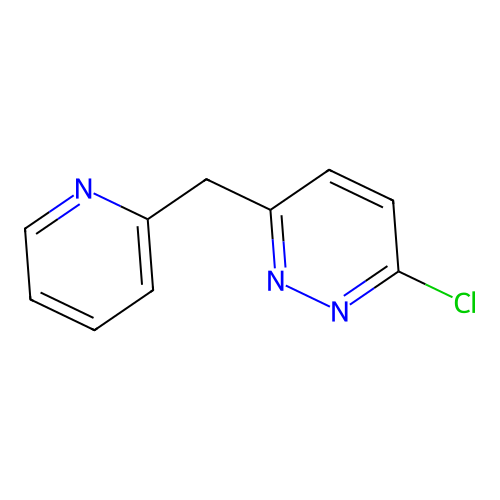 3-Chloro-6-(pyridin-2-ylmethyl)pyridazine structure