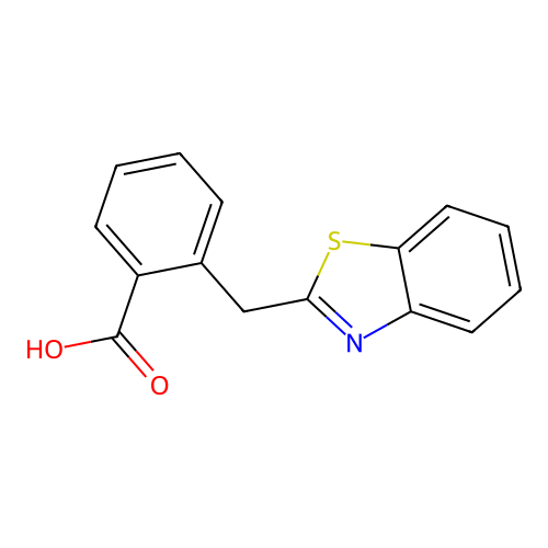 2-(1,3-Benzothiazol-2-ylmethyl)benzoic acid structure