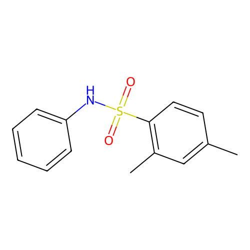 2,4-dimethyl-N-phenylbenzenesulfonamide structure