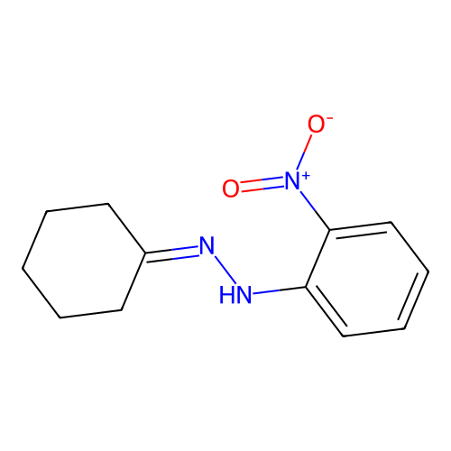 1-Cyclohexylidene-2-(2-nitrophenyl)hydrazine structure