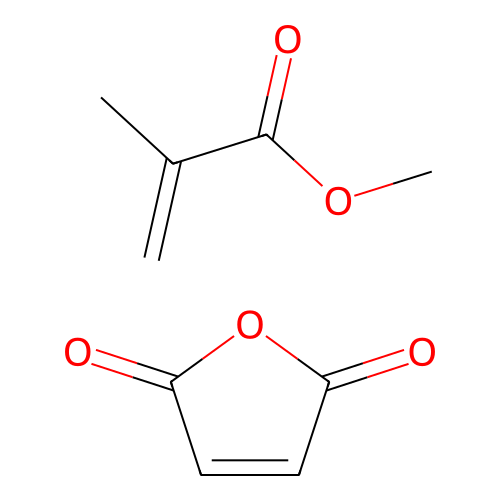 2-Propenoic acid, 2-methyl-, methyl ester, polymer with 2,5-furandione structure