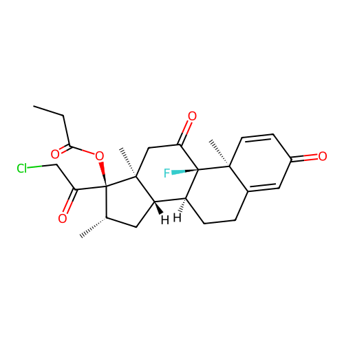 Clobetasone 17-Propionate structure