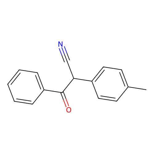 2-(4-Methylphenyl)-3-oxo-3-phenylpropanenitrile structure