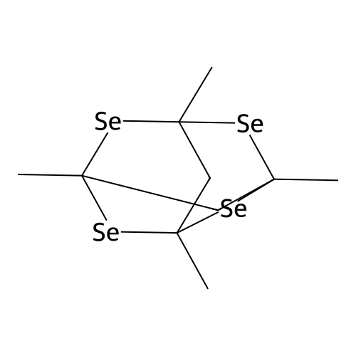 2,4,6,8-Tetraselenaadamantane, 1,3,5,7-tetramethyl- structure