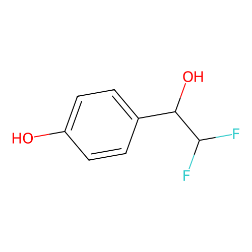 4-(2,2-Difluoro-1-hydroxyethyl)phenol structure
