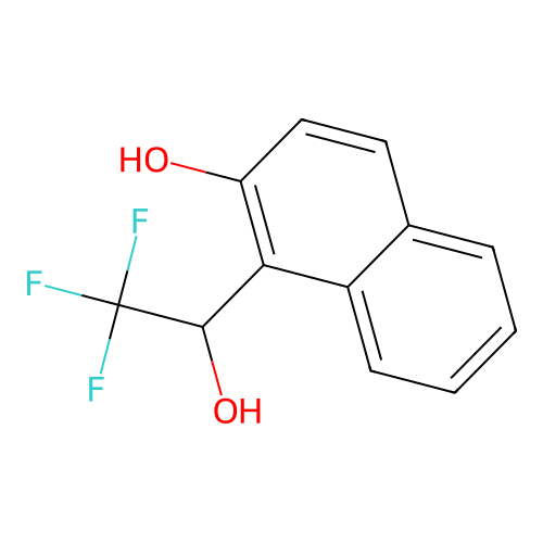 1-(2,2,2-Trifluoro-1-hydroxyethyl)-2-naphthol structure
