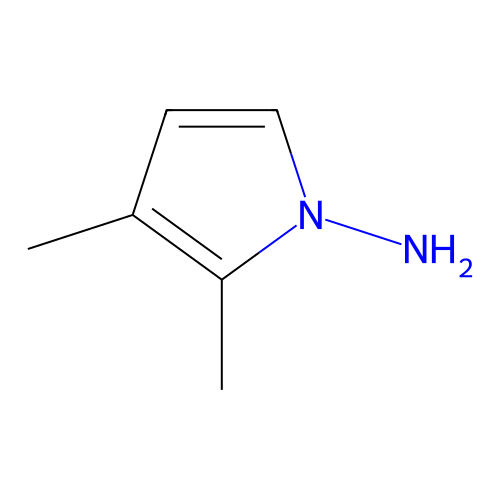 1H-Pyrrol-1-amine, 2,3-dimethyl- structure