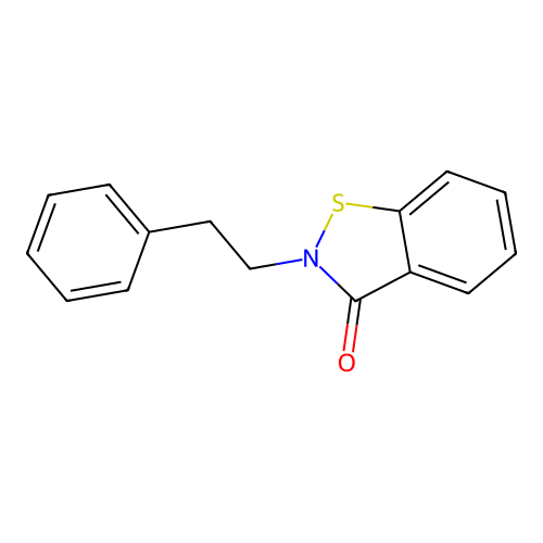 2-Phenethyl-1,2-benzisothiazol-3(2H)-one structure