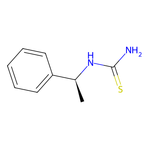 [(1S)-1-phenylethyl]thiourea structure